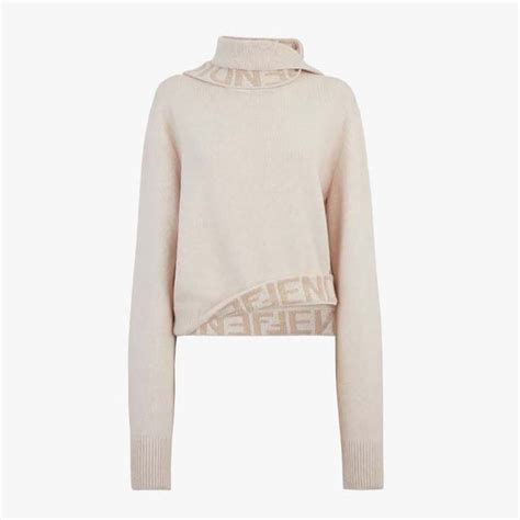 fendi jumper yellow eyes|fendi beige cashmere jumper.